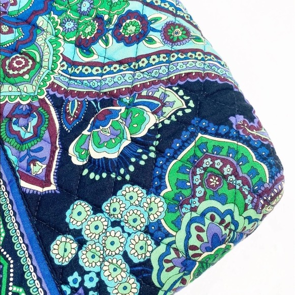 VERA BRADLEY Blue Rhapsody Removable Strap Clutch Tote Bag - Picture 10 of 11